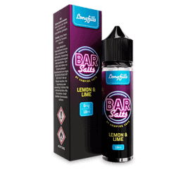 Longfill Liquids Lemon & Lime, 10ml Flasche, für E-Zigaretten, Neon-Design, Aroma, Vape, Longfill, Zitrusgeschmack.