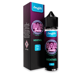 Longfill Longfill BAR Salt Menthol, 10ml, mit neonblauer Verpackung, für Vape-Liebhaber, kühlender Menthol-Geschmack, nikotinfrei, ideal für Dampfer, langlebige Geschmacksentwicklung, hochwertiges Vape-Produkt.