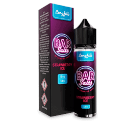 Fruchtiger E-Liquid Vape mit Erdbeer- und Eisgeschmack, 10ml Flasche, 0mg Nikotin. Perfekt für Strawberry Ice Fans, hochwertiges Longfill-Produkt von Vampire Vape.