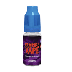 Vampire Vape Heisenberg Grape E-Liquid Flasche mit blauer Dosierspitze, für Dampfer, intensiver Traubengeschmack, nikotinfrei, Vape Liquid, Aroma, E-Zigaretten Zubehör.