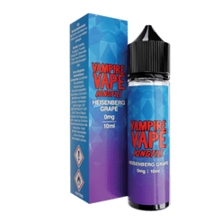 Vampire Vape Longfill E-Liquid Flasche mit Heisenberg Grape Geschmack, 10ml, null Nikotin, für E-Zigaretten geeignet.