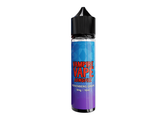 Vampire Vape Longfill E-Liquid in Heisenberg Grape Geschmack, 10ml Flasche, nikotinfrei.