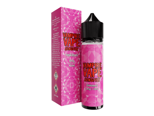 Lebensmittel E-Liquid Vape für E-Zigaretten, Pinkman Geschmack, 10ml Flasche, 0mg Nikotin, Longfill Design.