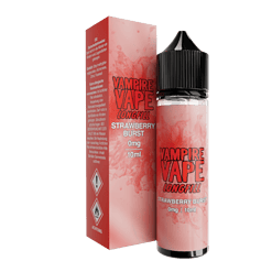 Vampire Vape - Aroma Strawberry Burst 10 ml 3 2. Frischer Vampire Vape Longfill E-Liquid mit Erdbeer-Geschmack, 10 ml Flasche, 0 mg Nikotin, perfekt für Vampire Vape Fans.