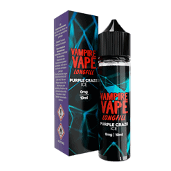Vampire Vape Longfill Flasche mit Purple Craze Ice Geschmack, 10ml.