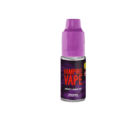 Vampire Vape E-Liquid für E-Zigaretten, Geschmack: Süßer Zitronenkuchen, 10ml Flasche, nikotinfrei, ideal für Dampfer, intensiver Limonen-Geschmack, Premium Qualität, geeignet für Genuss und Entspannung.
