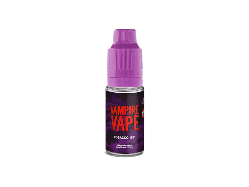 Vampire Vape E-Liquid Flasche mit Tabakgeschmack, Purple Caps, 10ml Volumen, für E-Zigaretten, langlebig und hochwertig, perfekte Geschmackserfahrung.