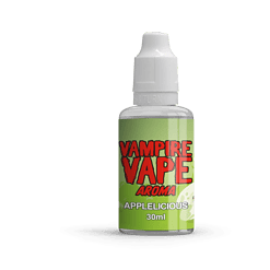 Vampire Vape Aroma Apfel Geschmack, 30ml Flasche für E-Zigaretten, Fruchtiges Liquid, vaping, E-Liquid, Aromen, Dampferzubehör, Handgefertigtes Vape-Produkt, leckere Frucht-Note, Neuheiten, E-Shisha, Liquid mit Apfelaroma.