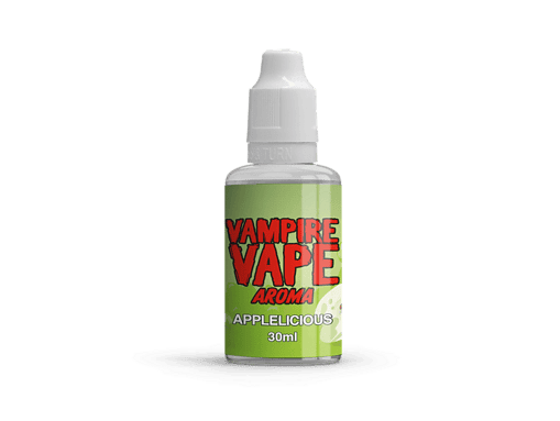 Vampire Vape Aroma Apfel Geschmack, 30ml Flasche für E-Zigaretten, Fruchtiges Liquid, vaping, E-Liquid, Aromen, Dampferzubehör, Handgefertigtes Vape-Produkt, leckere Frucht-Note, Neuheiten, E-Shisha, Liquid mit Apfelaroma.