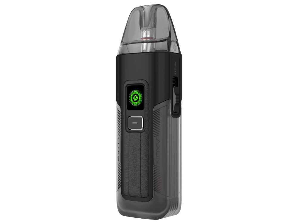 Vaporesso LUXE X2 E-Zigaretten Set 1 Leere elektronische Zigarette mit LED-Anzeige in Schwarz, modernem Design, leicht zu bedienen, ideal für Dampfer, hochwertige Verarbeitung, für unterwegs geeignet, Safer Pot, easy to use.
