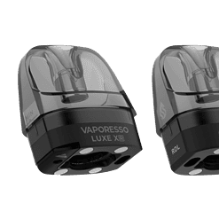 Vaporesso Luxe XR Pod 4 Vaporesso Luxe X Pod mit E-Liquid für Vaping, moderne Dampfer-Ersatzpods, kompatibel mit Vaporesso E-Zigaretten, elegante Schwarz, langlebig und wiederbefüllbar.