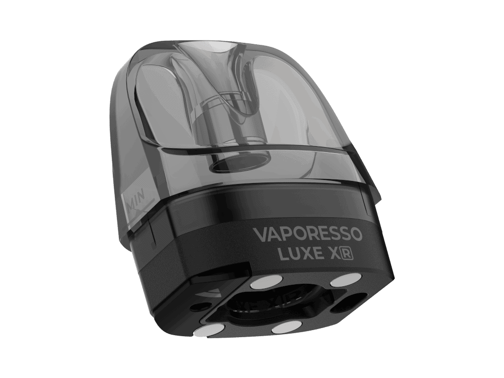 Vaporesso Luxe XR Pod 1 Vapresso Luxe XR Pod-System, kompakte E-Zigarette für Dampfer, schwarz, mit transparentem Pod-Deck, modernes Design, ideal für unterwegs und zuhause.