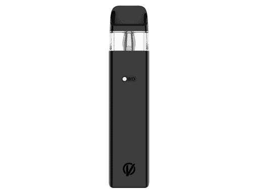 Minz Vape eZigarette in Schwarz, handliches Design, einfache Bedienung, USB-Ladeanschluss, ideal für komfortables Dampfen unterwegs.
