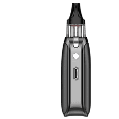 Aspirator für E-Zigaretten, handliches tragbares Gerät mit Tank und Bedienelementen, ideal zum Vapen.