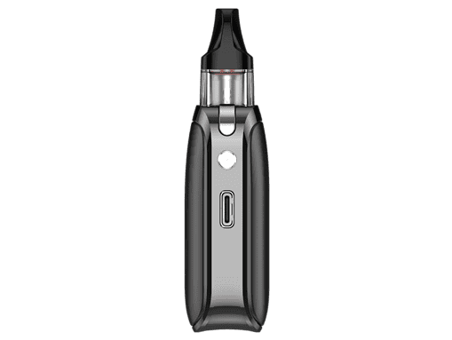 Aspirator für E-Zigaretten, handliches tragbares Gerät mit Tank und Bedienelementen, ideal zum Vapen.