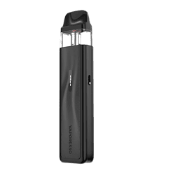 Vape-Pen mit FLEX-Kartusche, tragbare E-Zigarette, für Nikotin oder CBD, schwarzes Design, einfache Handhabung, ideal zum Reisen und unterwegs.