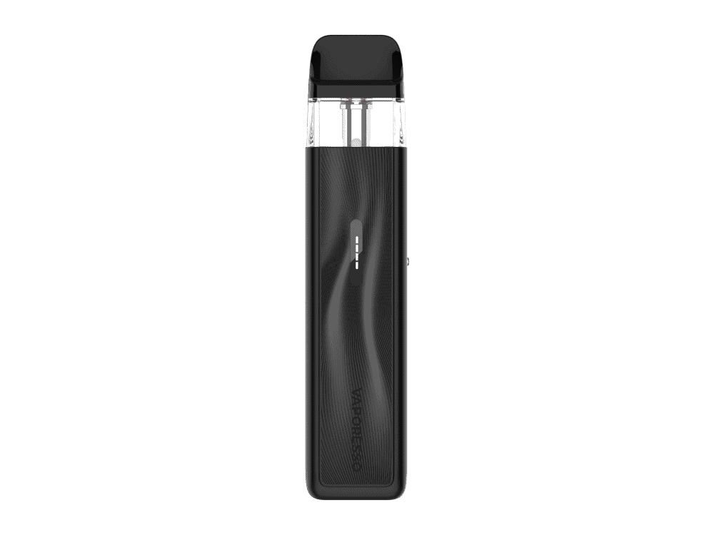 Vaporesso XROS 5 Mini E-Zigaretten Set 2 Compacter, moderner VAPORESSO XROS 3, tragbarer Vape mit halber Zugautomatik, schwarzes Design, leicht und handlich für unterwegs.