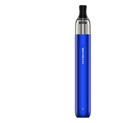 Vaporizer für trockenes Kraut in Blau, tragbares Design, mit Sprayöffnung, ideal für unterwegs.