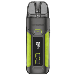 Vaporesso XROS 2 E-Zigarette mit LCD-Display, schwarzes Design mit Neonaktiven Akzenten, für Dampfer, tragbar und einfach zu bedienen. Hochwertiges elektronisches Vape-Gerät.