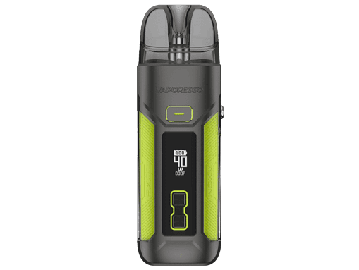 Vaporesso XROS 2 E-Zigarette mit LCD-Display, schwarzes Design mit Neonaktiven Akzenten, für Dampfer, tragbar und einfach zu bedienen. Hochwertiges elektronisches Vape-Gerät.