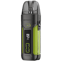 Vaporesso xROS 2 E-Zigarette mit Farbdisplay, grün-schwarzes Design, digitaler Dampfregler, angenehm in der Hand liegend, modernes Vaping-Gerät für Dampfer.