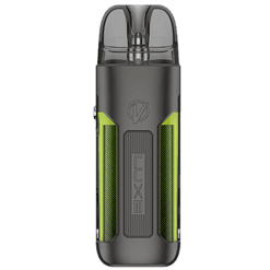Smart e-zigarette mit grünem akku und transparentem mouthpiece, kompakte und moderne design, ideal für unterwegs, langlebig und einfach zu bedienen, innovative vaping-technologie.