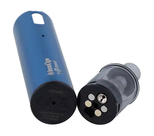 InnoCigs eGo POD E-Zigaretten Set 4 Ergiebige wiederaufladbare 18650 Lithium-Ionen Akku mit 3.7V Spannung, ideal für Taschenlampen, E-Zigaretten und tragbare Geräte - langlebig und umweltfreundlich.