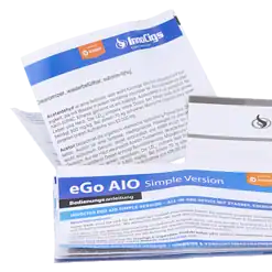 InnoCigs eGo AIO Simple E-Zigaretten Set 16 EGo AIO e-Zigaretten Kit, einfache Bedienung, tragbar und energieeffizient, inklusive Authentizitätszertifikat, für Dampfer und Einsteiger, hochwertiger Dampfgenuss.