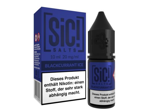 SiC! Salts Blackcurrant Ice Nikotinsalz Liquid