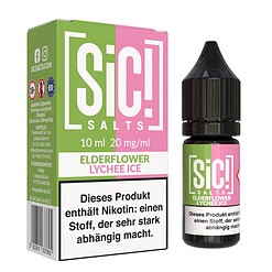 SiC! Salts Elderflower Lychee Ice Nikotinsalz Liquid