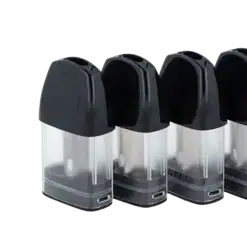 4 Batterieladegerät für kabellose Geräte, schwarz und transparent, kompakte Ladestationen, ideal für unterwegs, langlebige Qualität, schnelle Ladefunktion.