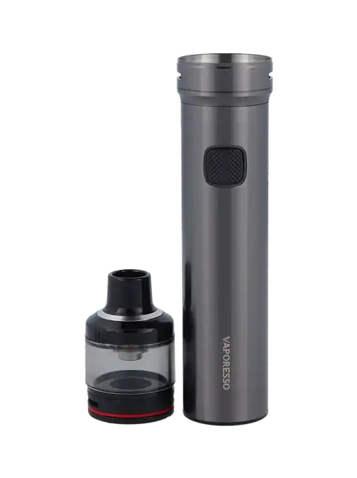 Vaporisierer mit tragbarem Design und vielfältigem Zubehör, ideal für unterwegs.