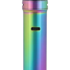 Silikon-Vape mit Regenbogen-Design, tragbar und wiederaufladbar, ideal für E-Zigaretten und Dampfer-Genuss.