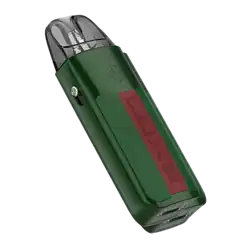 Vaporesso LUXE XR MAX E-Zigaretten Set 12 Mini Vaporizer mit grünem Gehäuse und rotem Logo, handlicher Elektronik-Vape für Dampf-Genuss unterwegs.