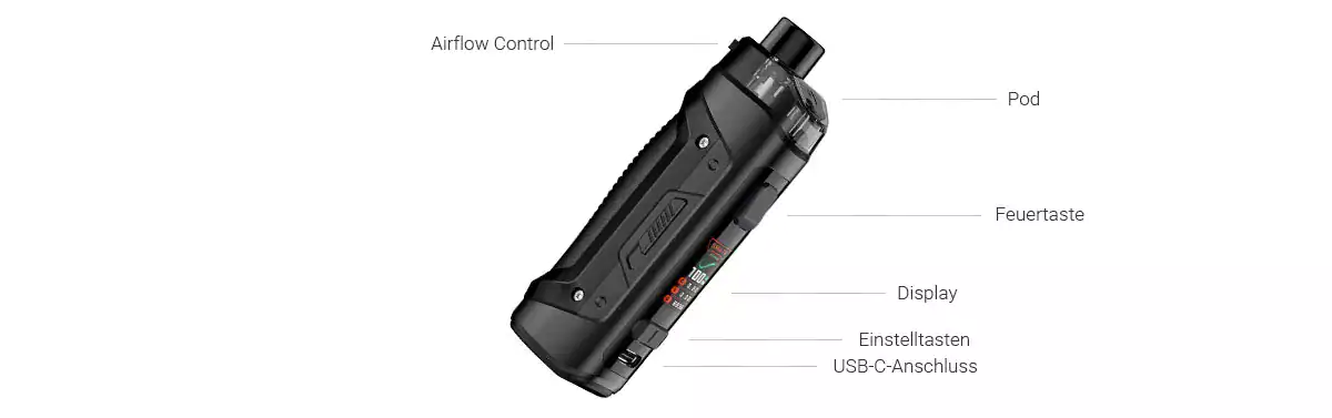 GeekVape Aegis Boost Pro 2 E-Zigaretten Set 3 Batterie für E-Zigaretten in verschiedenen Farben, modernes Design, digitaler Bildschirm, einfache Handhabung, ideal für Dampfer, hochwertige Akku-Technologie, langlebig und stylish.