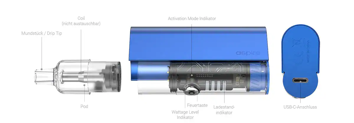 Aspire Cyber GT E-Zigaretten Set 9 Aspire Cyber GT E-Zigaretten Set