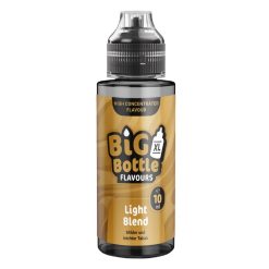 Saftige E-Liquid Flasche mit 10 ml für Shisha und E-Zigaretten, Light Blend, leichter Tabakgeschmack, von Big Bottle, ideal für entspannte Dampferlebnisse, intensiver Geschmack in handlicher Verpackung.