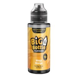 Saftflasche für E-Zigaretten, Big Bottle XXL, Mega Mango Geschmacksrichtung, 10ml, fruchtige Mango mit Frische, hochwertiges Liquid für E-Zigaretten, belebender Fruchtgeschmack.