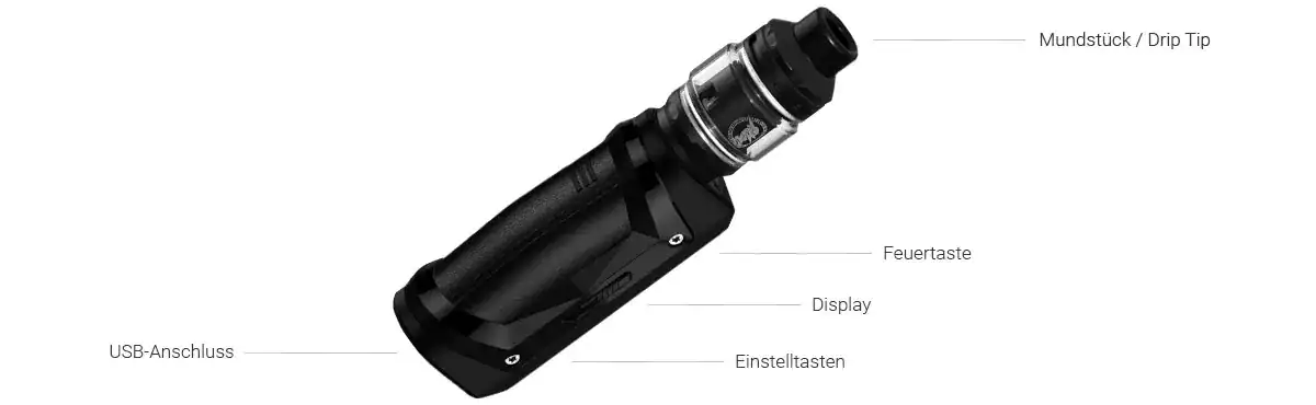 GeekVape Aegis Solo 2 E-Zigaretten Set 9 GeekVape Aegis Solo 2 E-Zigaretten Set