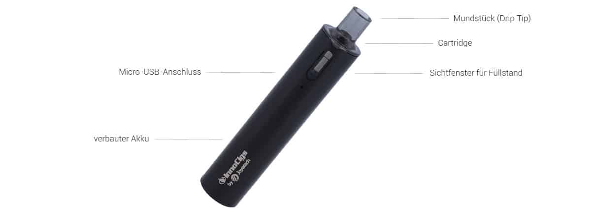 InnoCigs eGo POD E-Zigaretten Set 15 Micro-USB Anschluss, Akku, Sichtfenster, Plasmastift, tragbare Vaporizers für Dampf-Genuss.
