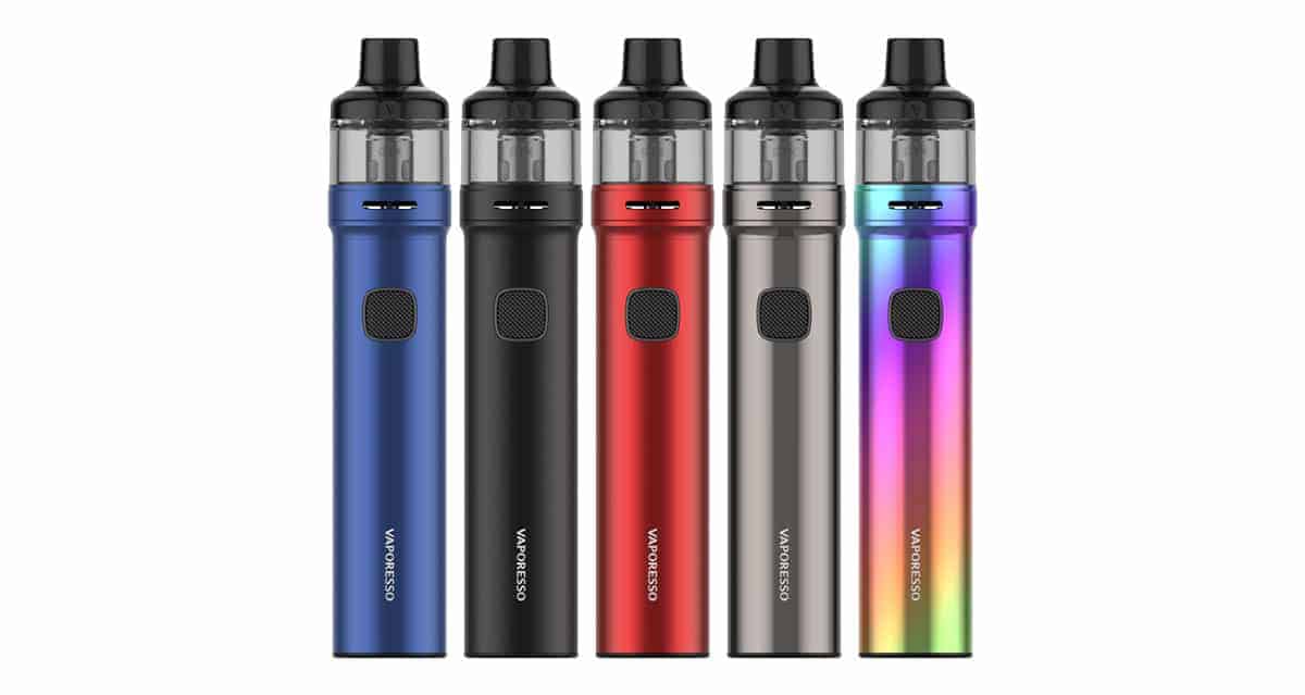 Vaping Geräte in verschiedenen Farben, kompakt und modernes Design, ideal für e-Zigaretten und Dampfer, bei LETZ Go.