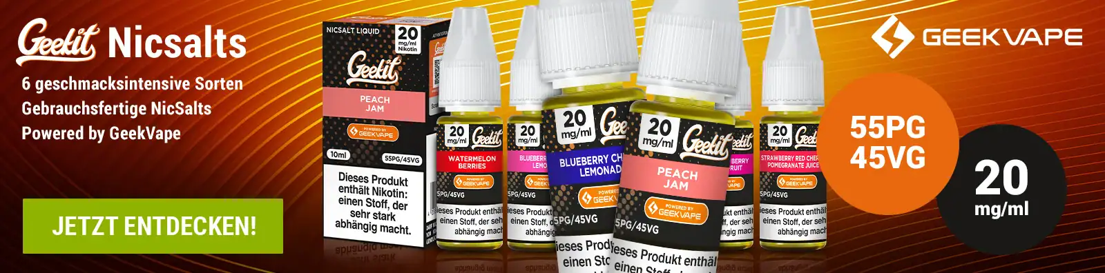 GeekVape – Geekit – Nikotinsalz Liquid