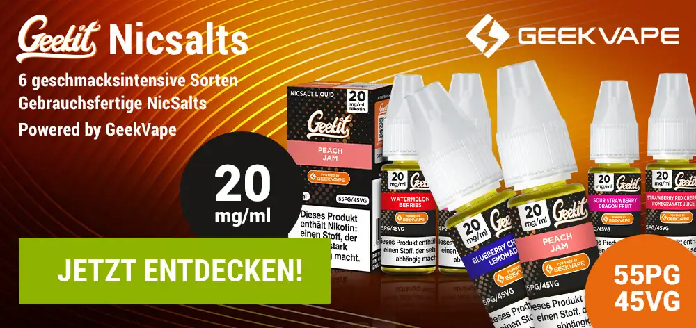 GeekVape – Geekit – Nikotinsalz Liquid