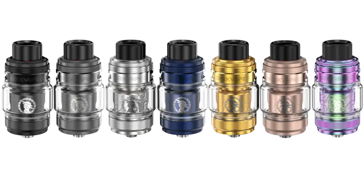Farbiges Raucherset für Vape, verschiedene Farben.