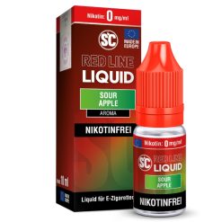 Saftige E-Zigaretten-Liquidflasche mit Erdbeer-Aroma, nikotinfrei, 10 ml, für genussvolles Dampfen.