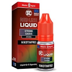 Säurefreier Liquid für E-Zigaretten, Geschmack: Starker Cassis, 10 ml Flasche, nikotinfrei, europäisches Produkt, ideal für aromatische Dampferlebnisse.