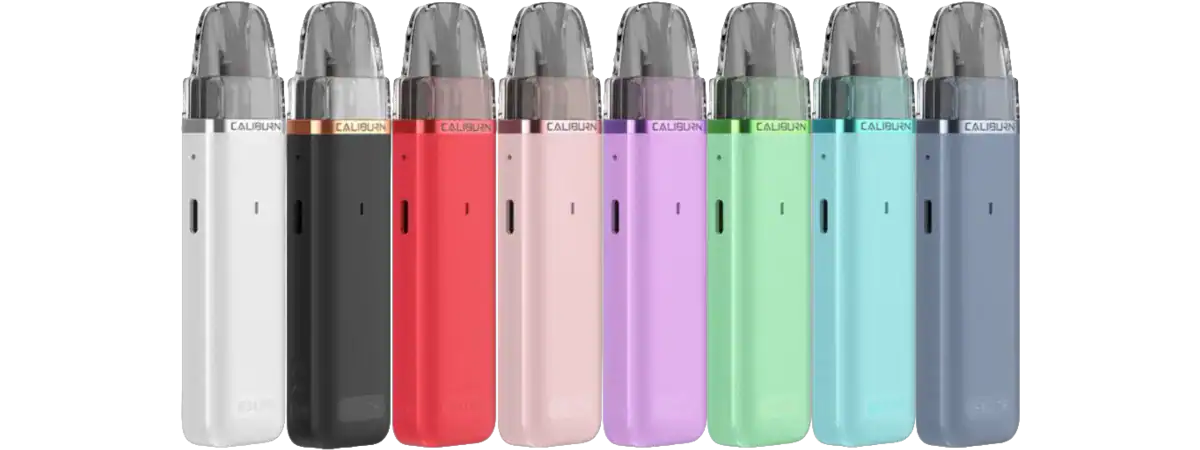 Vape-Geräte in verschiedenen Farben, modern und handlich, zum Dampfen geeignet.