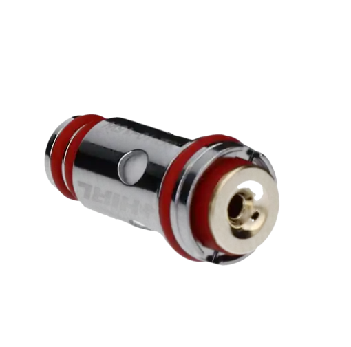 Uwell Whirl Heads 1,8 Ohm 3 Hochwertige Audiokabelstecker mit Goldkontakt, roter Dichtkante und robustem Metallgehäuse, ideal für hochwertigen Klang und langlebige Verbindung in Hi-Fi- und Audioanlagen.