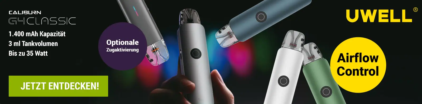 Uwell Caliburn G4 Classic E-Zigaretten Set