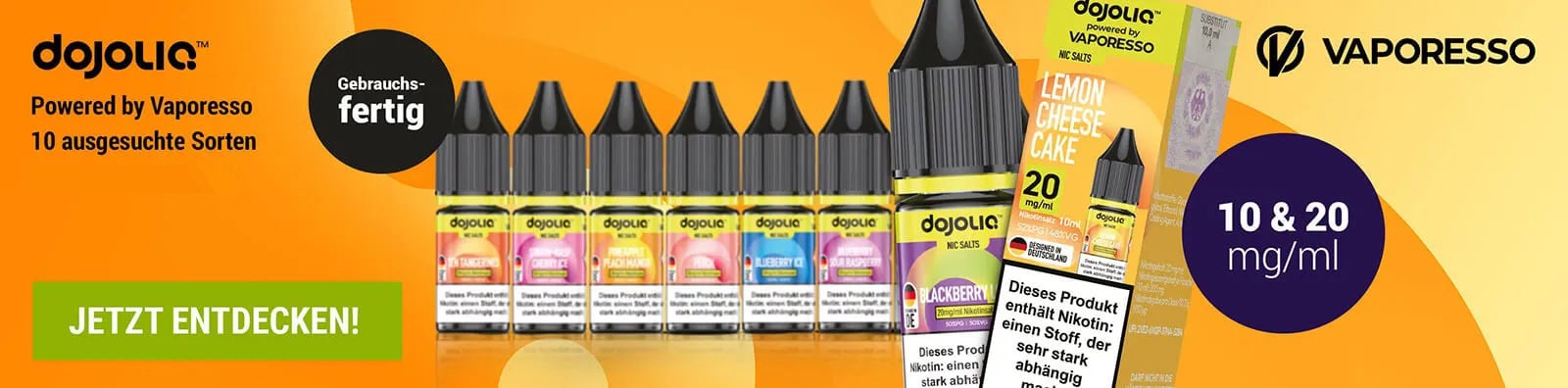 Dojoliq - Nikotinsalz Liquid